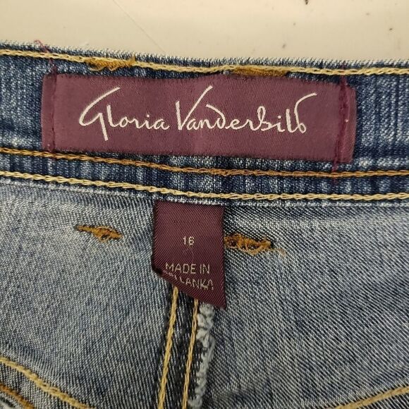 Gloria Vanderbilt Women's Straight Leg Jeans Size: 16 Pre-owned - Picture 5 of 7